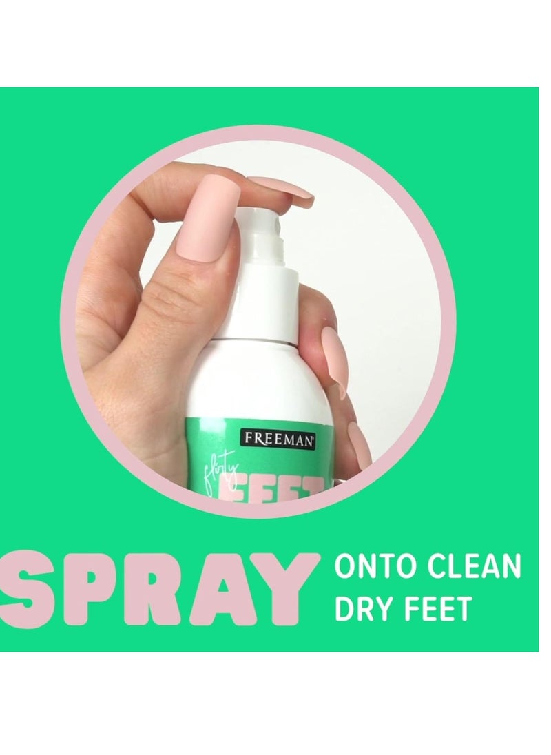 Freeman - Freeman Flirty Feet Instant Foot Peeling Spray, Exfoliating Foot Mask For Summer, Moisturizing & Smooth Dry, Cracked Heels, Remove Dead Skin Quickly, Cruelty-Free & Vegan, 4 fl.oz./ 118 ml Bottle - Image 1