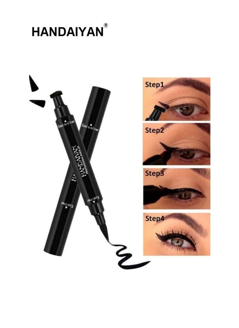 Double-End Winged Eyeliner Stamp Pen Dark Black - pzsku/Z7FD5D2FEF1720FC76EEAZ/45/_/1635447108/13a4334e-8088-457c-a597-1b3aa472e6e8