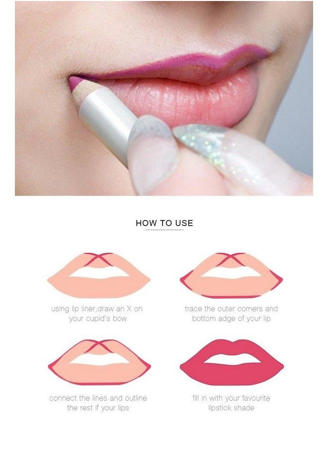 Me Now Matte Waterproof & Long Lasting Lip Liner Set Matte Finish Multicolor  - Image 5