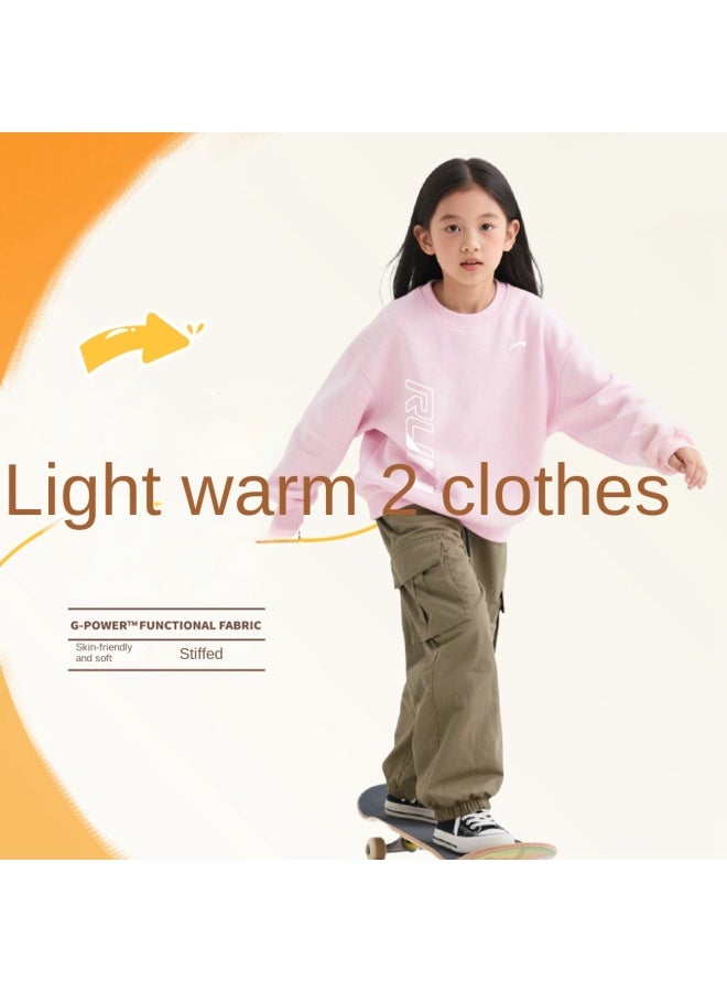 Noble bird Warm & Windproof】2025 Autumn Hoodie, Sporty Casual Long-sleeve Top For Boys And Girls, Skin-friendly Air Layer Fabric - Image 2