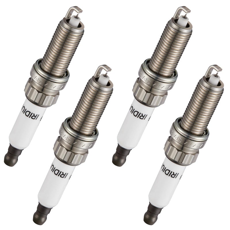 BDFHYK Iridium Spark Plugs 97968 Compatible with Mini 2007 2008 2009 2010 2011 2012 2013 2014 2015 Cooper Countryman Cooper Paceman 1.6L L4 Replacement for ILZKBR7B8G 5843 596092 596093 90223 Set of 4 - Image 1