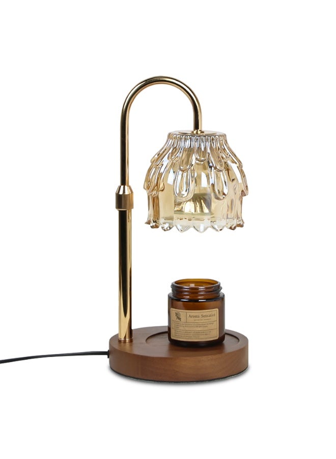 Walpck Candle Warmer Lamp  for Jar Scented Candles, Electric Wax Melt Warmer & 2 * 50W Bulbs - Safe Adjustable Brightness Nightstand Lamp for Home Decor, Mother's Day & Birthday Gifts - Image 1