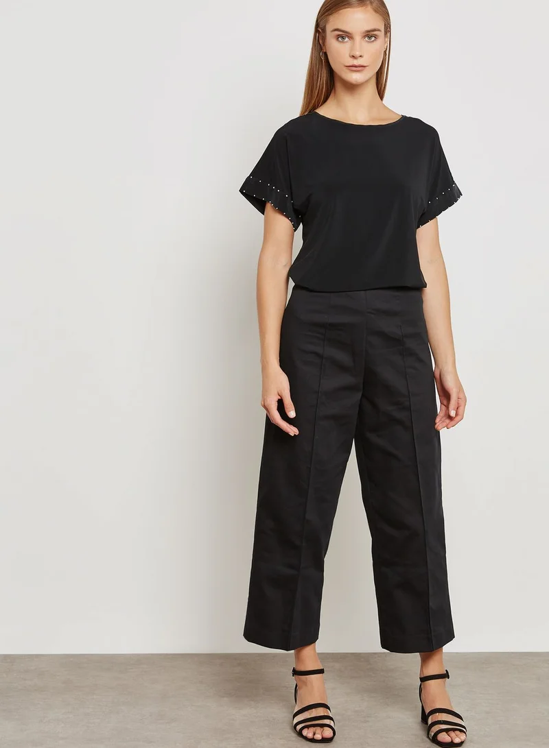 REISS Woven T-Shirt