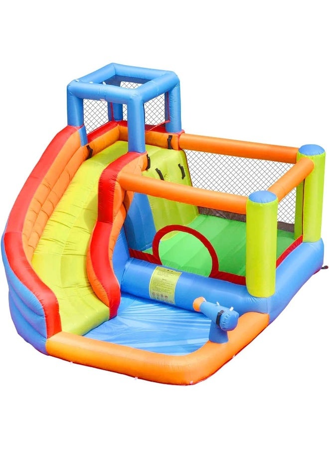 Rainbow Toys RBW Toys Bounce Slide House Jumper Water Slide Park Combo for Kids Outdoor Party with Air Blower - Image 3