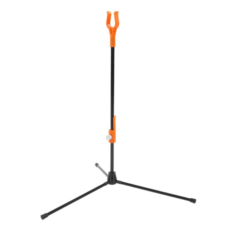 CUPID Recurve Bow Stand Adjustable Glass Fiber Rod Archery Bow Holder Rack Ultralight Portable Archery Stand for Outdoor Hunting Orange - Image 3