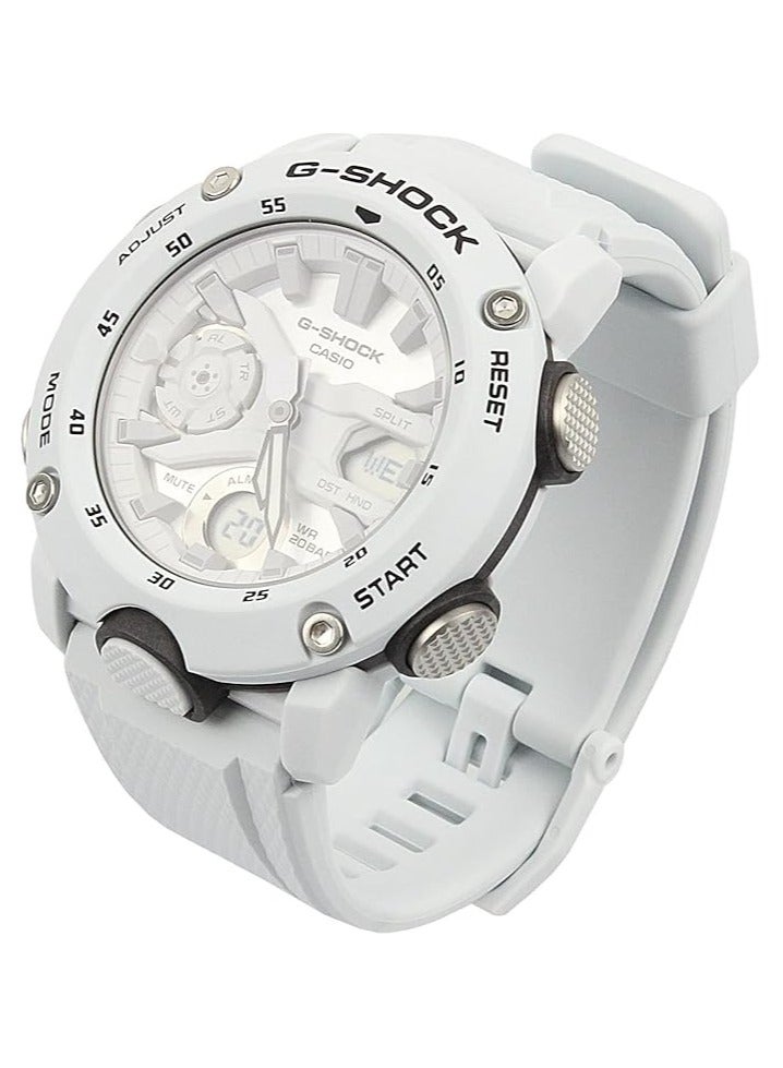 Casio G-Shock Men's White Dial Analog-Digital Watch GA-2000S-7ADR - Image 2