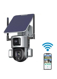 Crony Y5 WiFi-4K-8MP-4X الشمسية المزدوج الربط بطارية كاميرا متحركة 8MP كاميرا سي سي تي في لاسلكية في الهواء الطلق IP66 مقاوم للماء كاميرا مزدوجة الشمسية  - Image 1