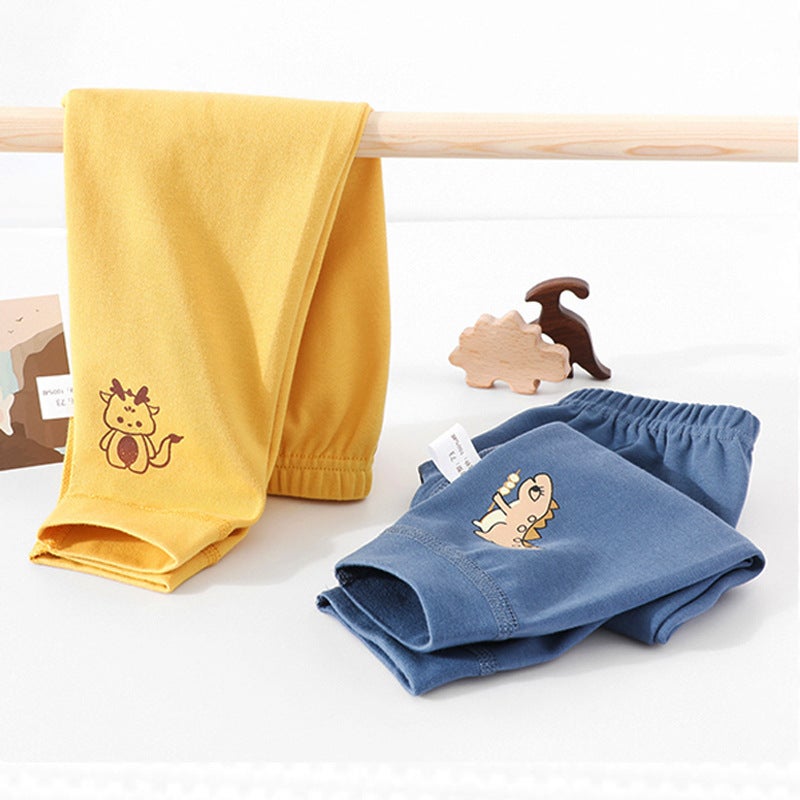 Baby Trousers Boys And Girls Winter Underwear Pants Baby Open Pants Spring Outer Pants Basic Pants - Image 3