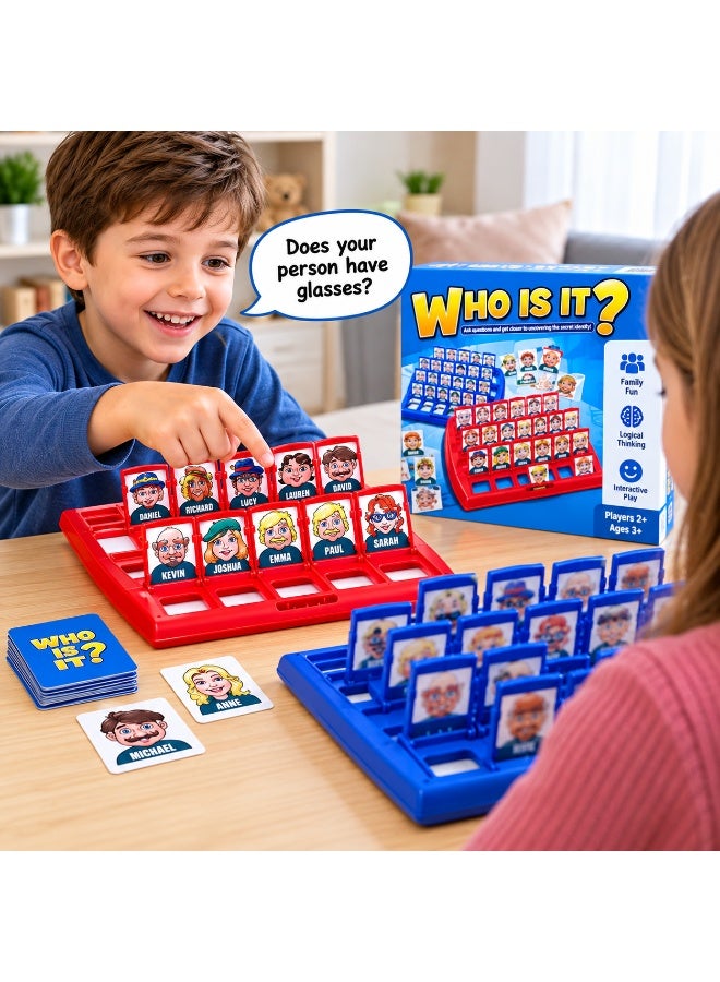 Twisoo Who Is It Guessing Board Game for Kids, Classic Guess Who Family Game with Character Cards, Interactive Question & Answer Game for Children, Family Game Night & Parties - Image 3