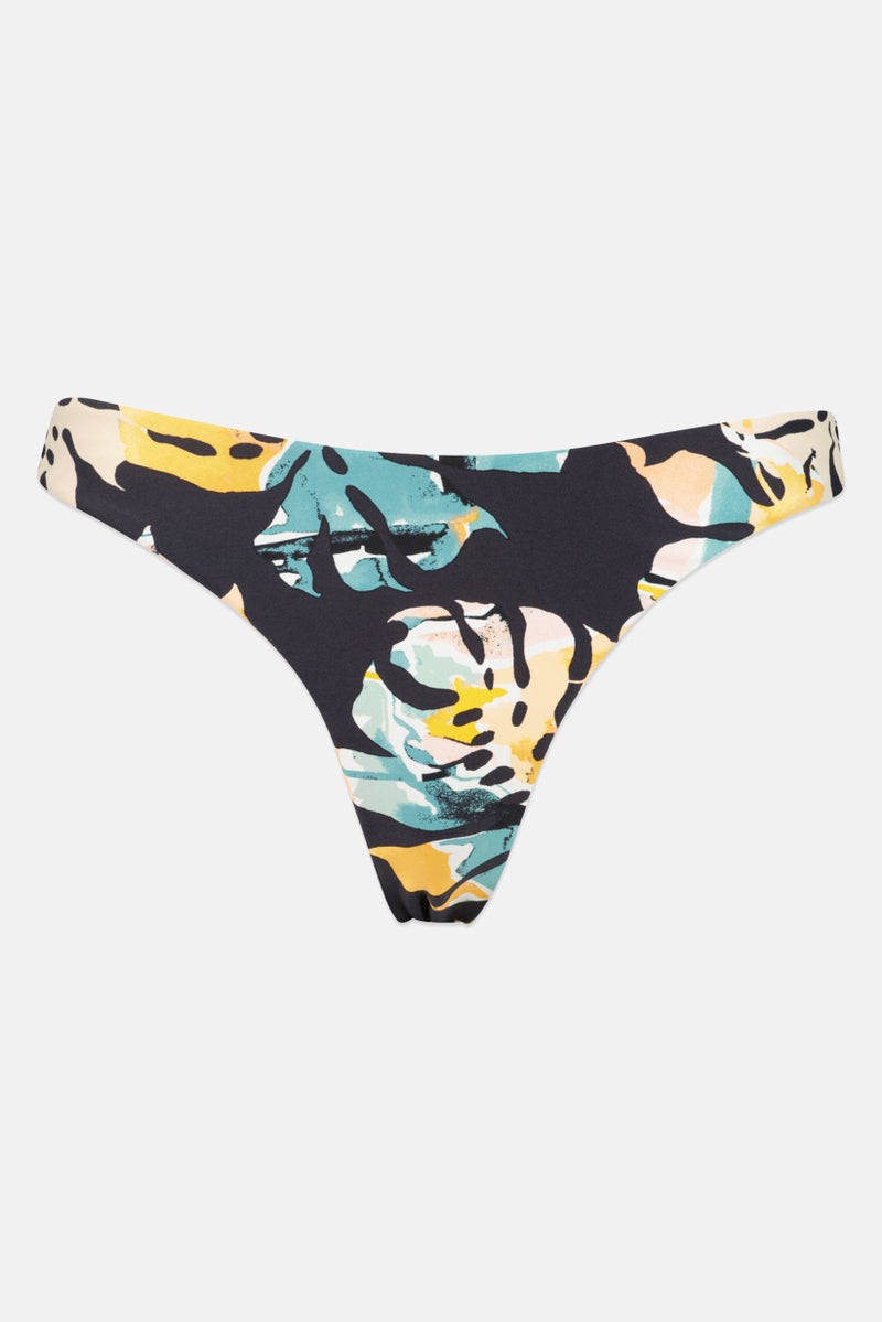 Billabong Women Allover Print Utopia Palm Hike Bikini Bottom, Multicolor - Image 1