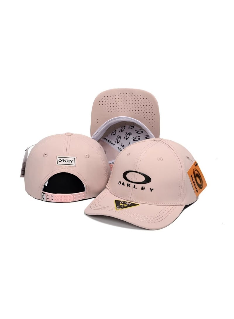 Oakley Pink Breathable Baseball Cap Outdoor Sunshade Trucker Hat