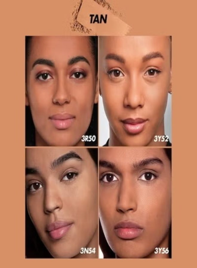 ميك اب فور ايفر ميك أب فور إيفر إتش دي سكين مات فيلفيت بودرة أساس وبودرة تثبيت خافتة ١١ غرام - لون ٣R٥٠ قرفة باردة - درجات لون بشرة سمراء مع مسحة حمراء - Image 3