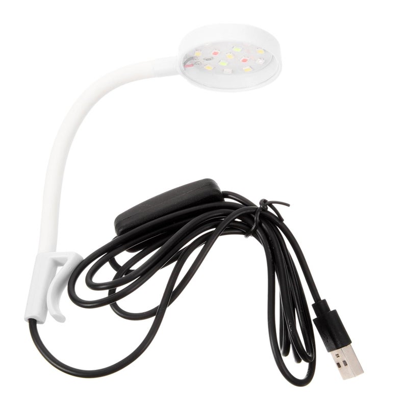 مصباح حوض السمك LED يعمل بالطاقة من USB، بتصميم مشبك صغير الحجم. - Image 2