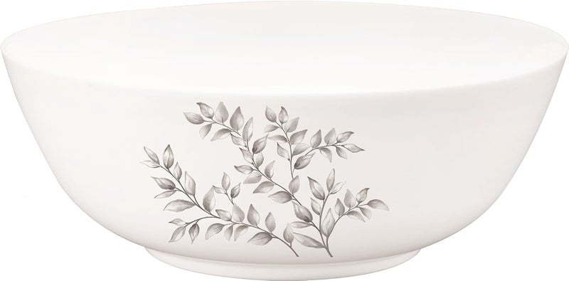 SERVEWELL Diva Pearl Serving Bowl with Dusky Vines Design - Image 1
