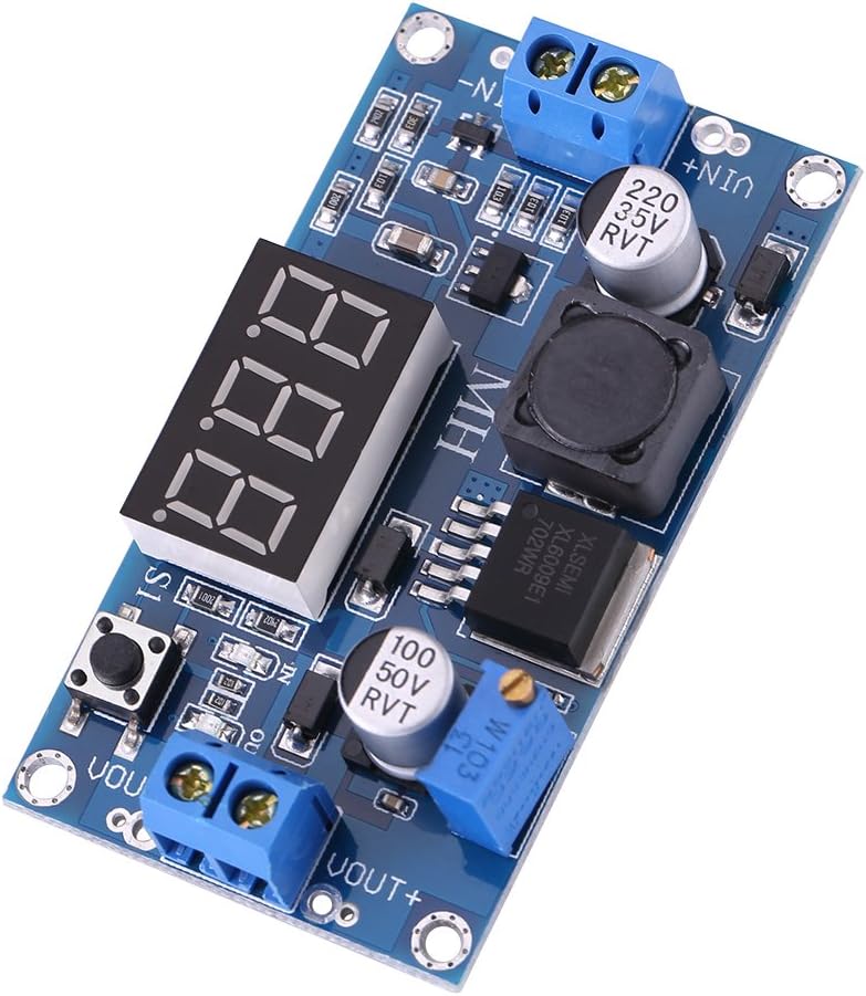 klarako DC-to-DC Boost Module, 4.5V-32V to 5V-35V Adjustable Constant Current Voltage Buck Boost Converter Display - Image 1