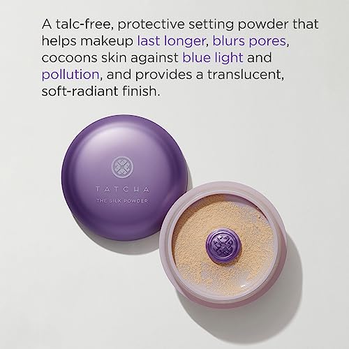 Tatcha The Silk Powder Protective Setting Powder Helps Makeup Last Longer Blurs Pores Provides a Translucent SoftRadiant Finish 20 G 07 oz - Image 5