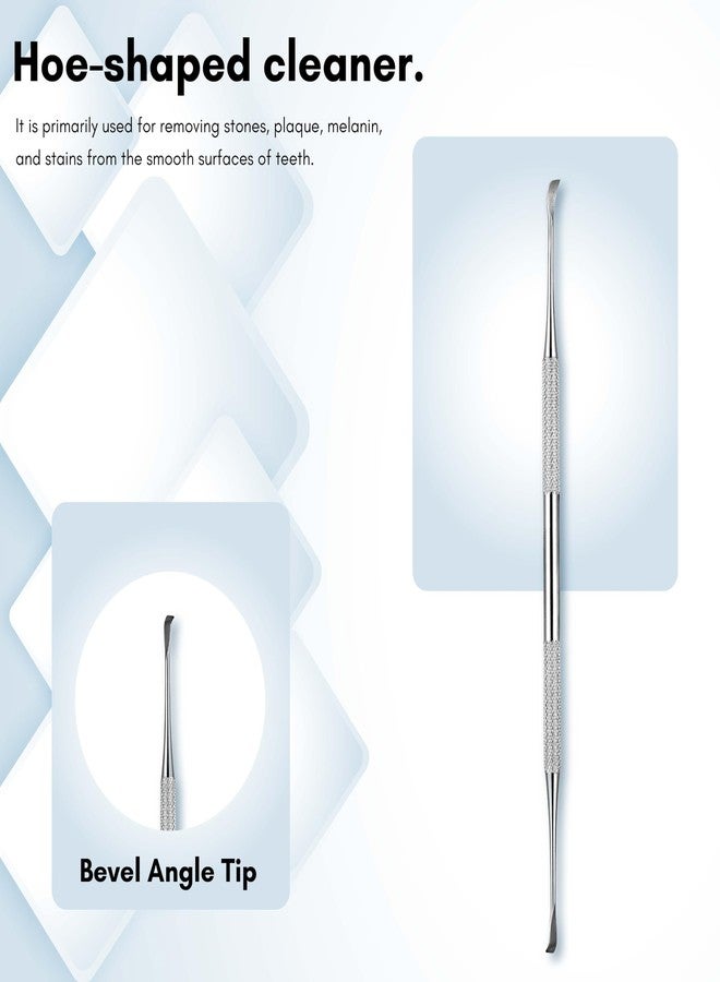 KIRA Dental Tools, Dental Pick Teeth Cleaning Tools, Dental Hygiene Kit, Plaque Remover for Teeth, Professional Stainless Steel Tooth Scraper Plaque Tartar Cleaner with Case & Pet Use - Image 5