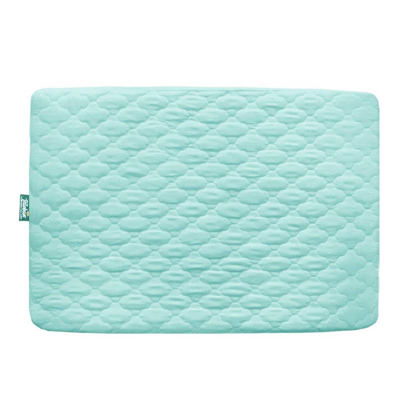 شريحة مقاومة للماء لحماية سرير اللعب القابل للطي 39 × 27 تناسب مرتبة الأطفال القابلة للطي والسرير المصغر أكوا