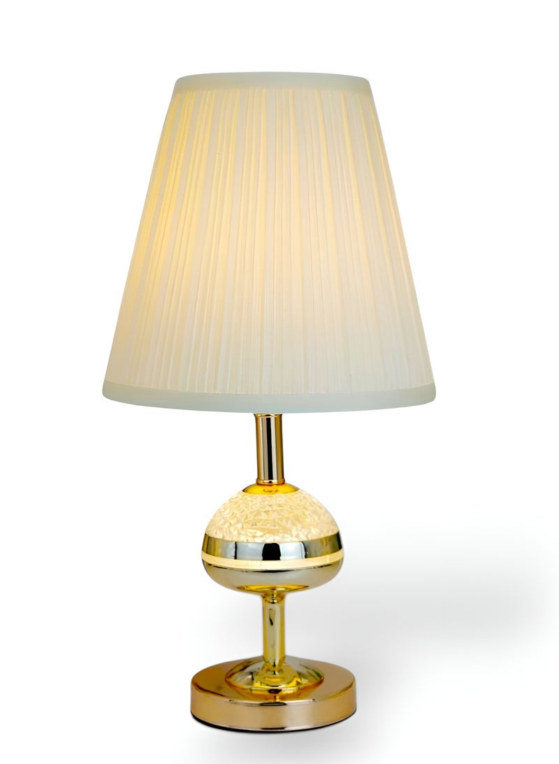 ICTC Table Lamp – Dual Upper & Lower Lighting | Stainless Steel with Acrylic Shade | Elegant Home & Office Decor - Image 2