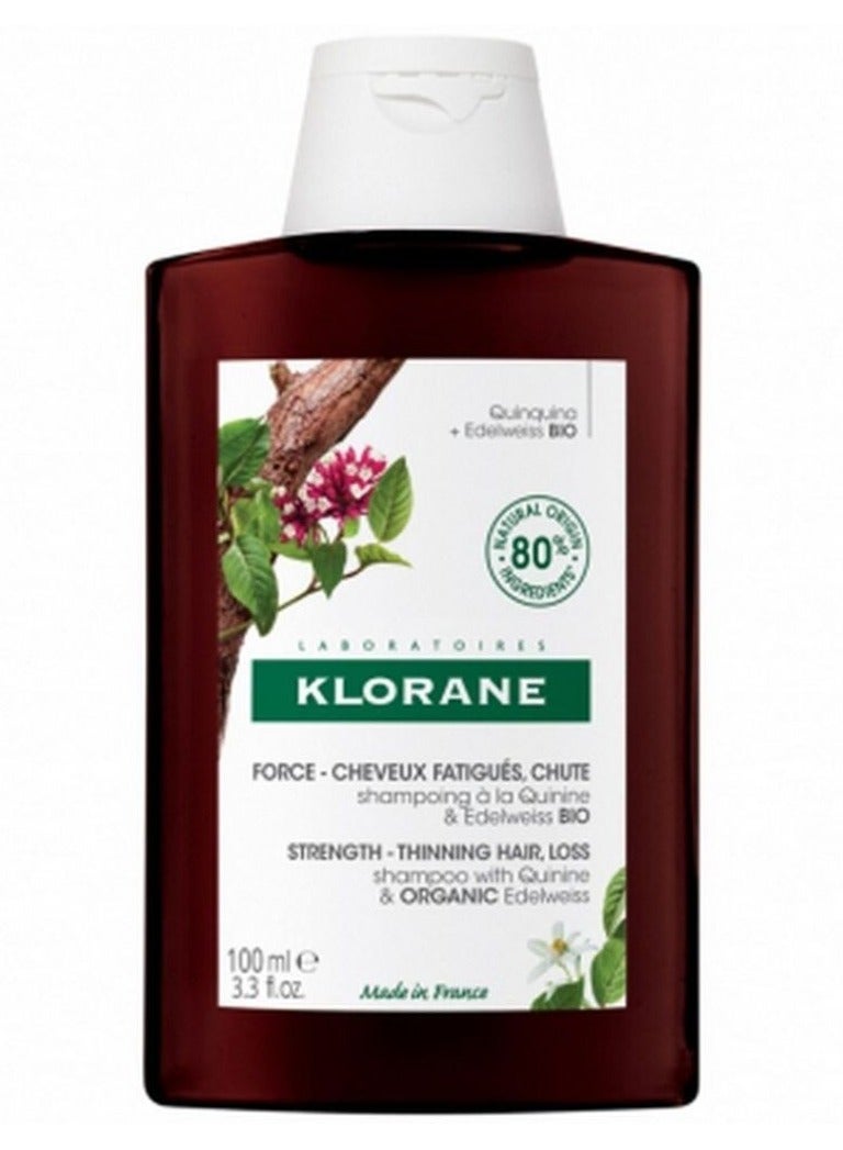 Klorane Quinine Bio Strengthening Anti-Hair Loss Shampoo 100ml - Image 1
