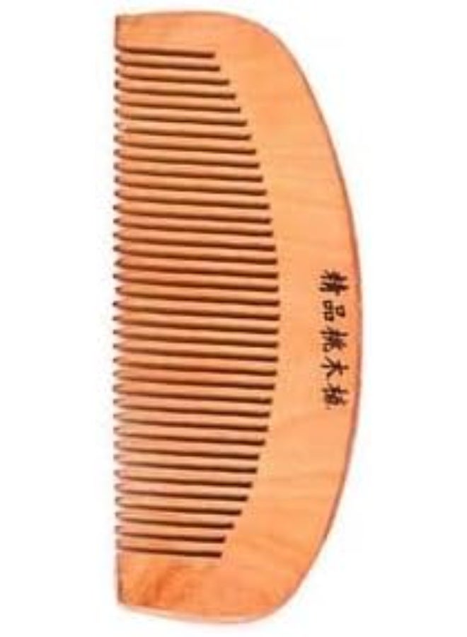 Natural Wood Hair Styling Comb - Promotes Hair Growth & Shine, Reduce Breakage and Stimulate Scalp Blood Circulation - Natural & Daily Hair Care Tool - Image 1