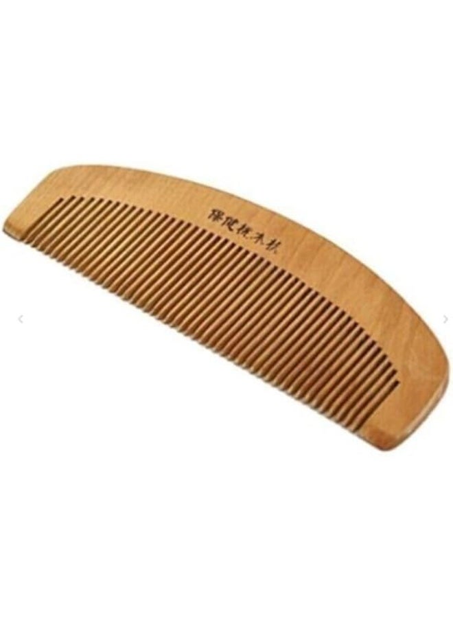 Natural Wood Hair Styling Comb - Promotes Hair Growth & Shine, Reduce Breakage and Stimulate Scalp Blood Circulation - Natural & Daily Hair Care Tool - Image 2