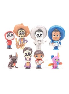 NIBEMINENT 8-Piece Movie Coco Pixar Miguel Riveras 