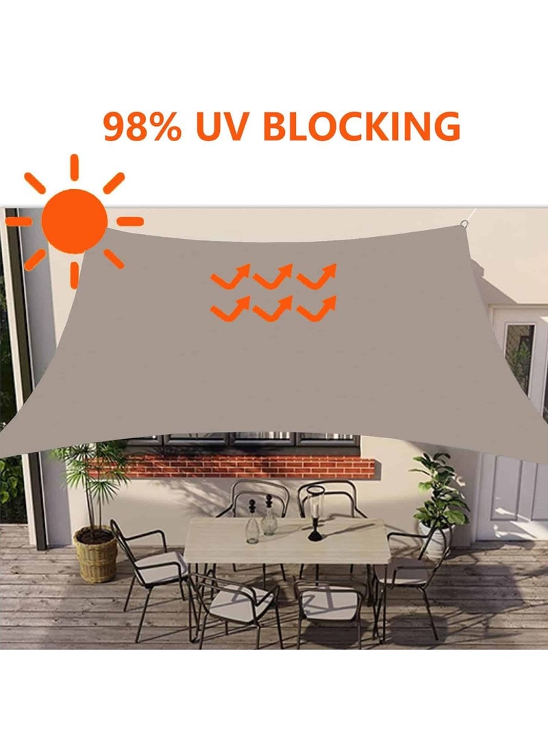 أديلي مظلة شمسية خارجية 3×4م مقاومة للماء 185GSM، مظله خارجيه للحديقة مظلة حديقة مظلات خارجية للحدائق، حماية من الأشعة فوق البنفسجية للفناء والتراس والحديقة (كاكي) - Image 2