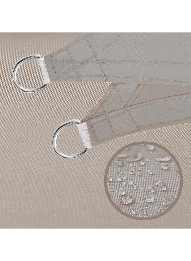 أديلي مظلة شمسية خارجية 3×4م مقاومة للماء 185GSM، مظله خارجيه للحديقة مظلة حديقة مظلات خارجية للحدائق، حماية من الأشعة فوق البنفسجية للفناء والتراس والحديقة (كاكي) - Image 3