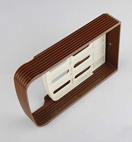 Mishrit Bread Slicer Foldable and Adjustable Bread Toast Slicer Bagel Slicer Cutter Mold with 4 Slice Thicknesses Multi - Image 4