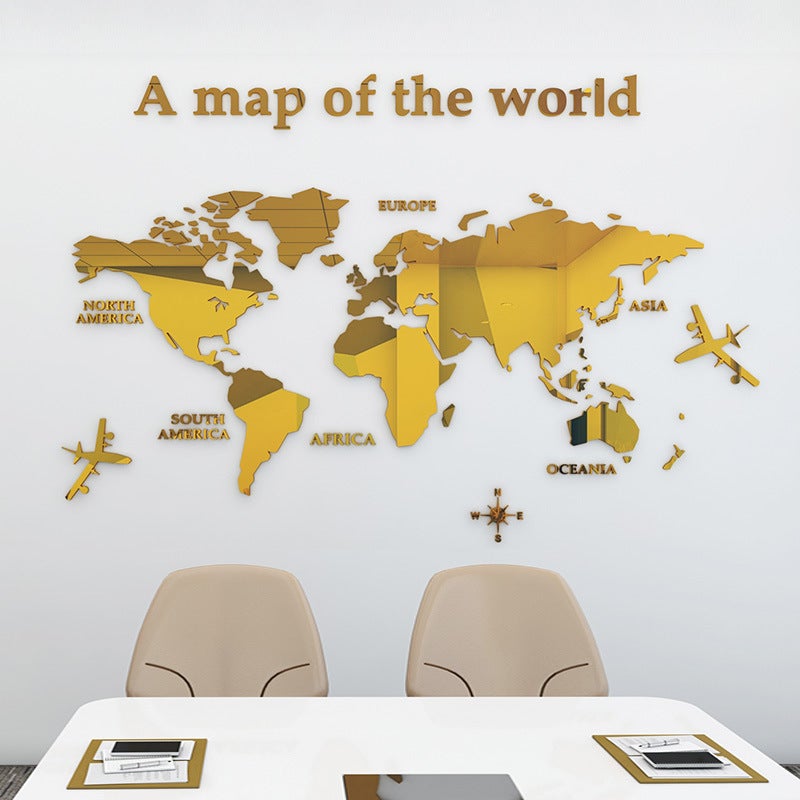 Dedicated Wall Stickers Creative Wall Decoration 3D Acrylic Background Wall Stickers Office Corporate Culture - Image 4