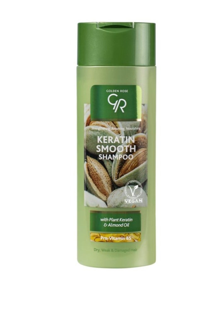 جولدن روز شامبو الكيراتين جولدن روز بالكيراتين النباتي وزيت اللوز 430مل