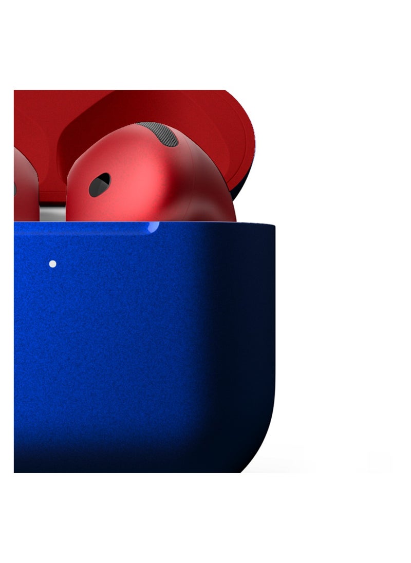 Craft - MERLIN CRAFT CUSTOMIZED APPLE AIRPODS 4 COMBO RED BLUE - Image 1