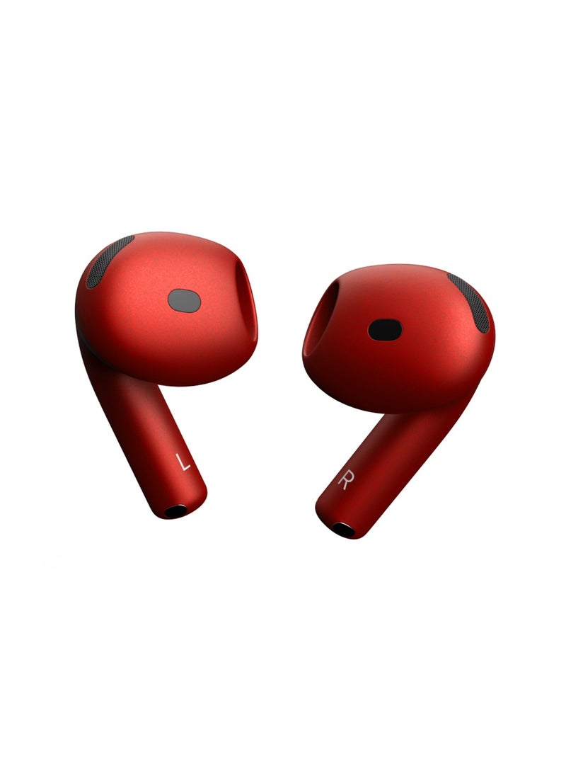 Craft - MERLIN CRAFT CUSTOMIZED APPLE AIRPODS 4 COMBO RED BLUE - Image 1