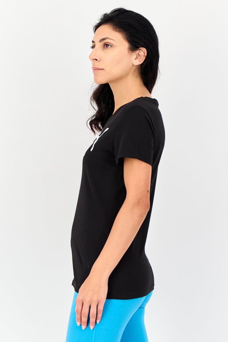 PUMA Women Regular Fit Short Sleeve Outdoor T-Shirt, Black - Image 2