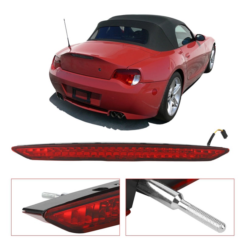High Mount Stop Lamp Transparent Lampshade Durable Third Brake Light - Universal Fit Stop Lamp for Left-Hand Driving Right-Hand Driving - Image 4