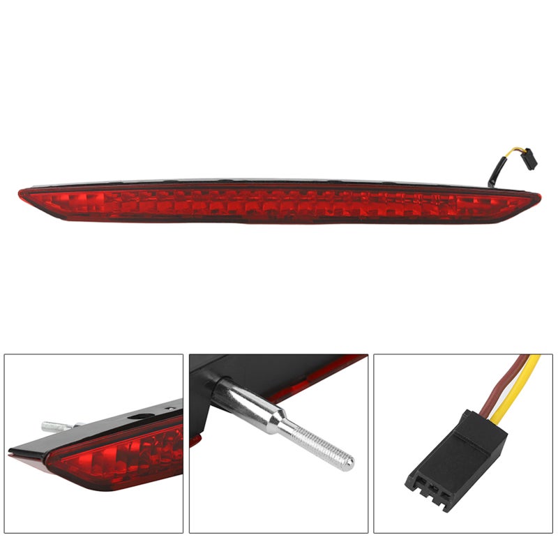 High Mount Stop Lamp Transparent Lampshade Durable Third Brake Light - Universal Fit Stop Lamp for Left-Hand Driving Right-Hand Driving - Image 3