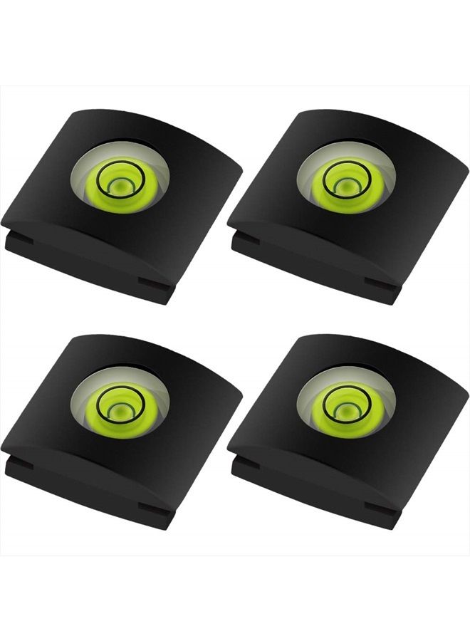 Anwenk 4Pack Camera Hot Shoe Cover with Bubble Spirit Level for Canon Nikon Panasonic Fujifilm Olympus Pentax Sigma DSLR/SLR/Evil Camera - Image 1