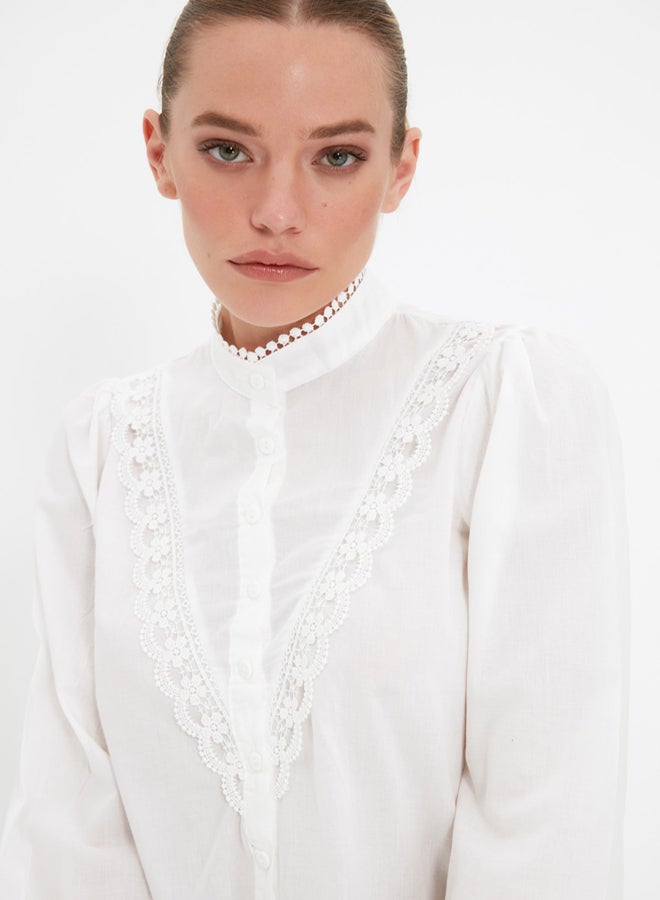 trendyol Shirt - White - Regular fit - Image 2