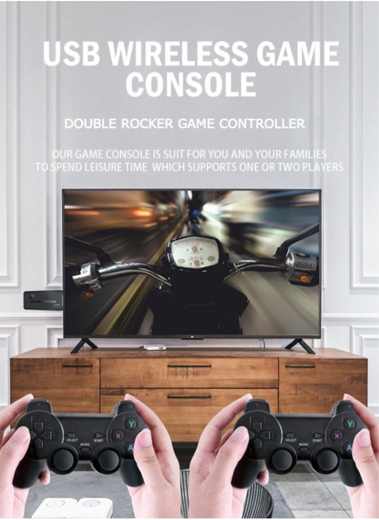 XIANER - Retro Gaming Console, Nostalgia Stick Game, Wireless Retro Play Game Stick, Plug and Play Video Game Stick Built-in 20000+Games, with Dual 2.4G Wireless Controllers - Image 1
