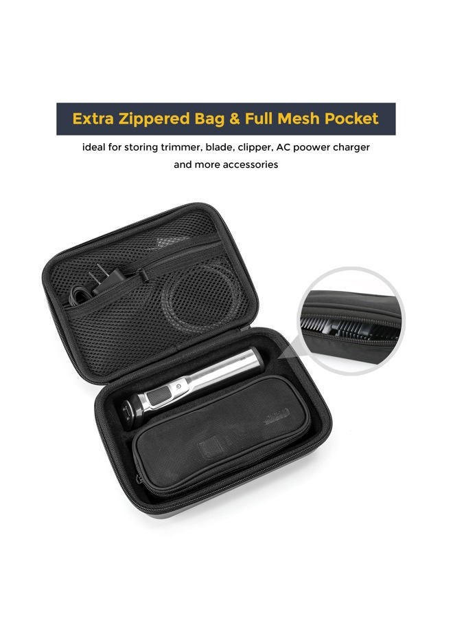 Procase Hard Travel Case for Multigroom Series 7000 MG7750/49 MG7770 MG7790 MG7791/40 Men's Electric Trimmer Shaver and Attachments Black - Image 3