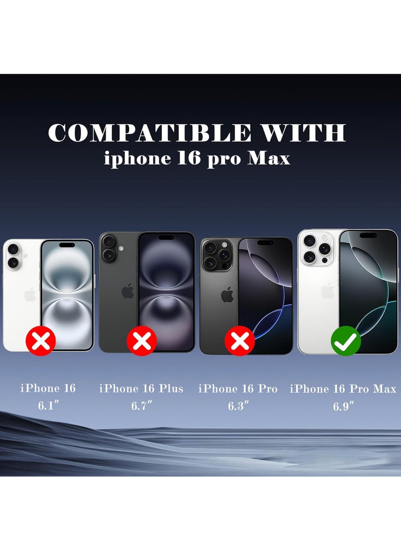 Rock Pow 2 pcs Tempered Glass Compatible with iPhone 16 Pro Max Privacy Screen Protector [Anti-Spy] [Anti-Scratch] [9H Hardness] Tempered Glass for iPhone 16 Pro Max 6.9-Inch  - Image 3