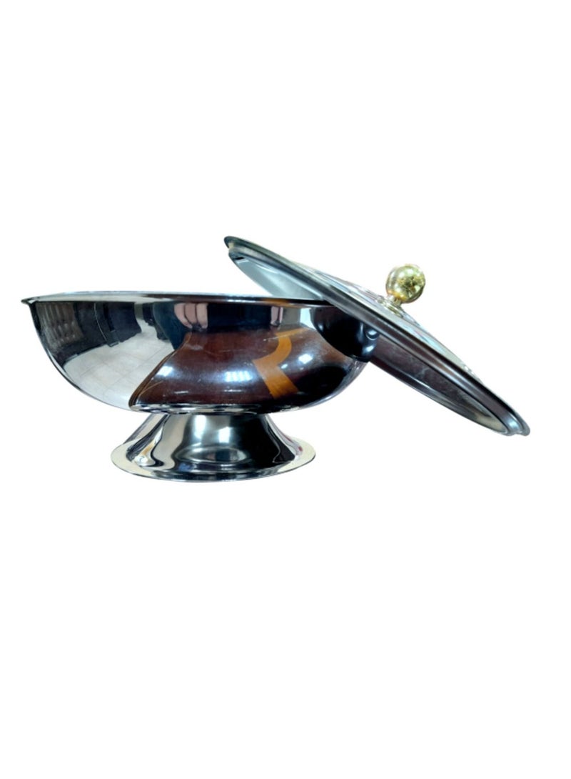 Jazz Round stainless steel ball with base - Image 3