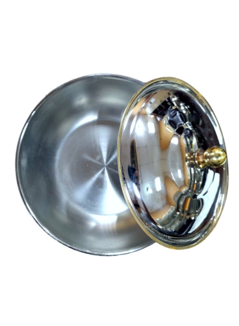 Jazz Round stainless steel ball with base - Image 4