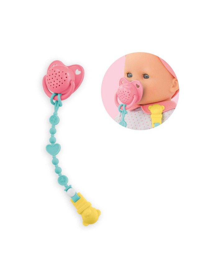 Corolle Baby Doll Pacifier With 15 Sounds For 14" Baby Dolls Pink/Blue - Image 2