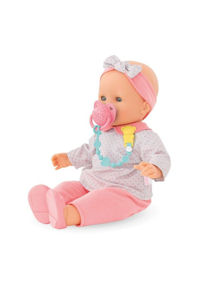 Corolle Baby Doll Pacifier With 15 Sounds For 14" Baby Dolls Pink/Blue - Image 5