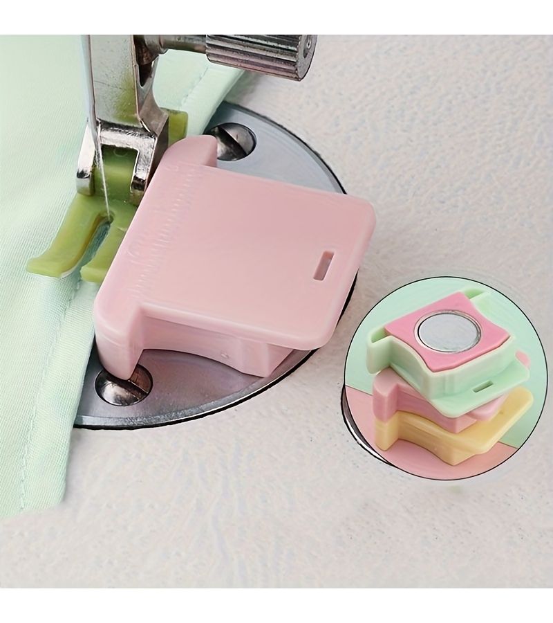 Green Magnetic Sewing Guide Non Slip Fabric Protection Frame With Strong Magnetic Attraction And Durable Plastic For Precision Stitching - Image 1