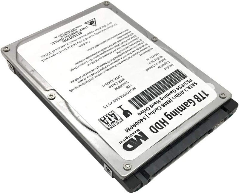 MDD MAXDIGITALDATA MaxDigitalData (MD1000GLSA854-PS) 1TB 5400RPM 8MB Cache (9.5mm) SATA 3.0Gb/s 2.5" Gaming Hard Drive (for PS3/PS4) - 2 Year Warranty - Image 1