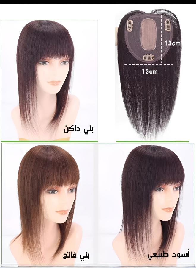 Lightweight, Natural Hair Topper for Volume & Gray Coverage - Image 3
