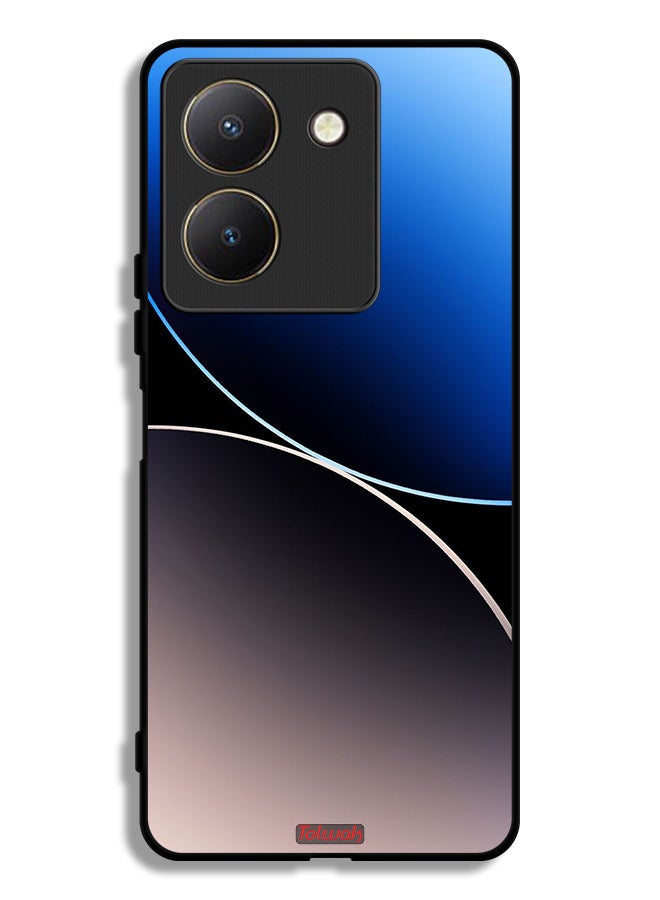 Tolwak vivo Y27s Protective Case Cover Curve Lines Pattern - Image 1